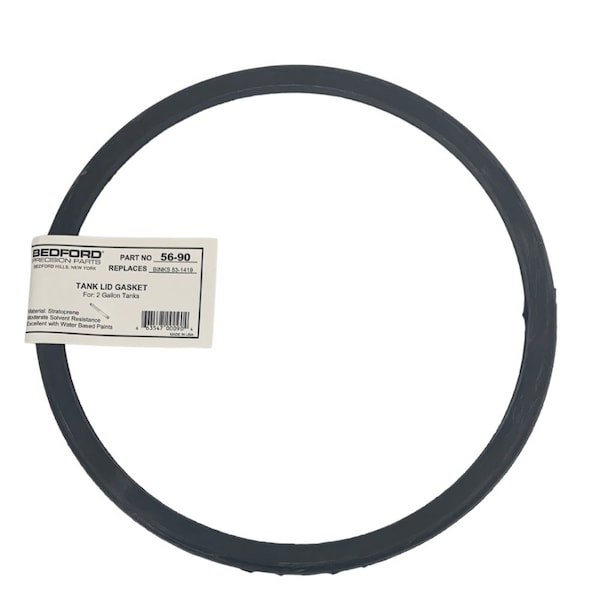 Bedford Precision Tank Lid Gasket, 2 Gallon, Stratoprene - Replacement for Graco 83-1419